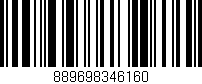 Código de barras (EAN, GTIN, SKU, ISBN): '889698346160'