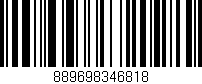 Código de barras (EAN, GTIN, SKU, ISBN): '889698346818'
