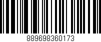 Código de barras (EAN, GTIN, SKU, ISBN): '889698360173'