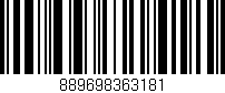 Código de barras (EAN, GTIN, SKU, ISBN): '889698363181'