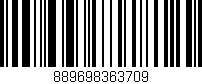 Código de barras (EAN, GTIN, SKU, ISBN): '889698363709'