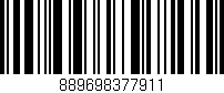 Código de barras (EAN, GTIN, SKU, ISBN): '889698377911'