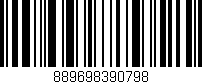 Código de barras (EAN, GTIN, SKU, ISBN): '889698390798'