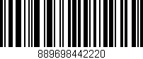 Código de barras (EAN, GTIN, SKU, ISBN): '889698442220'