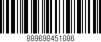 Código de barras (EAN, GTIN, SKU, ISBN): '889698451086'