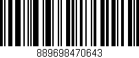 Código de barras (EAN, GTIN, SKU, ISBN): '889698470643'