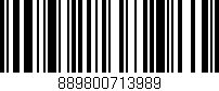 Código de barras (EAN, GTIN, SKU, ISBN): '889800713989'