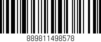 Código de barras (EAN, GTIN, SKU, ISBN): '889811498578'
