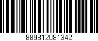 Código de barras (EAN, GTIN, SKU, ISBN): '889812081342'