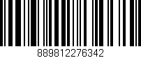 Código de barras (EAN, GTIN, SKU, ISBN): '889812276342'