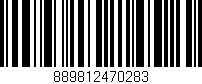 Código de barras (EAN, GTIN, SKU, ISBN): '889812470283'