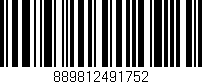 Código de barras (EAN, GTIN, SKU, ISBN): '889812491752'