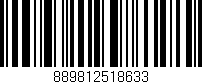 Código de barras (EAN, GTIN, SKU, ISBN): '889812518633'