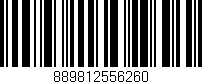 Código de barras (EAN, GTIN, SKU, ISBN): '889812556260'