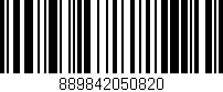 Código de barras (EAN, GTIN, SKU, ISBN): '889842050820'