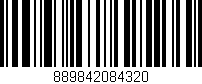 Código de barras (EAN, GTIN, SKU, ISBN): '889842084320'
