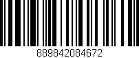 Código de barras (EAN, GTIN, SKU, ISBN): '889842084672'
