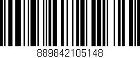 Código de barras (EAN, GTIN, SKU, ISBN): '889842105148'