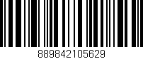 Código de barras (EAN, GTIN, SKU, ISBN): '889842105629'