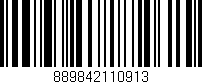 Código de barras (EAN, GTIN, SKU, ISBN): '889842110913'