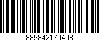 Código de barras (EAN, GTIN, SKU, ISBN): '889842179408'