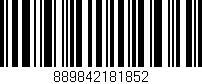 Código de barras (EAN, GTIN, SKU, ISBN): '889842181852'