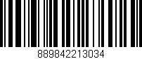 Código de barras (EAN, GTIN, SKU, ISBN): '889842213034'