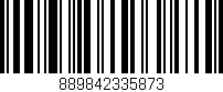 Código de barras (EAN, GTIN, SKU, ISBN): '889842335873'