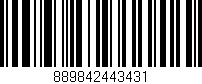 Código de barras (EAN, GTIN, SKU, ISBN): '889842443431'
