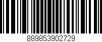 Código de barras (EAN, GTIN, SKU, ISBN): '889853902729'
