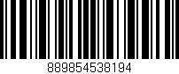 Código de barras (EAN, GTIN, SKU, ISBN): '889854538194'