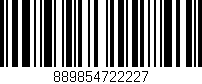 Código de barras (EAN, GTIN, SKU, ISBN): '889854722227'