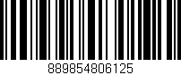 Código de barras (EAN, GTIN, SKU, ISBN): '889854806125'