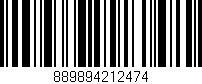 Código de barras (EAN, GTIN, SKU, ISBN): '889894212474'