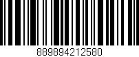 Código de barras (EAN, GTIN, SKU, ISBN): '889894212580'