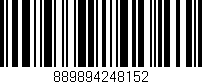 Código de barras (EAN, GTIN, SKU, ISBN): '889894248152'