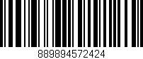 Código de barras (EAN, GTIN, SKU, ISBN): '889894572424'