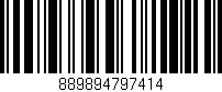 Código de barras (EAN, GTIN, SKU, ISBN): '889894797414'