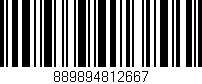 Código de barras (EAN, GTIN, SKU, ISBN): '889894812667'