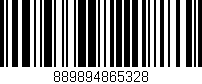 Código de barras (EAN, GTIN, SKU, ISBN): '889894865328'