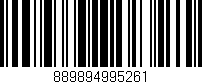 Código de barras (EAN, GTIN, SKU, ISBN): '889894995261'