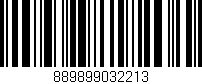 Código de barras (EAN, GTIN, SKU, ISBN): '889899032213'