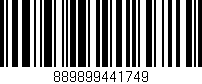 Código de barras (EAN, GTIN, SKU, ISBN): '889899441749'