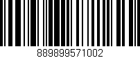 Código de barras (EAN, GTIN, SKU, ISBN): '889899571002'