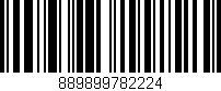 Código de barras (EAN, GTIN, SKU, ISBN): '889899782224'