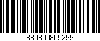 Código de barras (EAN, GTIN, SKU, ISBN): '889899805299'