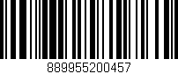 Código de barras (EAN, GTIN, SKU, ISBN): '889955200457'