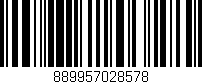 Código de barras (EAN, GTIN, SKU, ISBN): '889957028578'