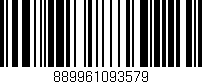 Código de barras (EAN, GTIN, SKU, ISBN): '889961093579'