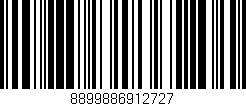 Código de barras (EAN, GTIN, SKU, ISBN): '8899886912727'